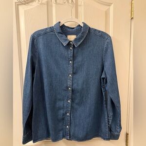 sezane denim shirt size 40